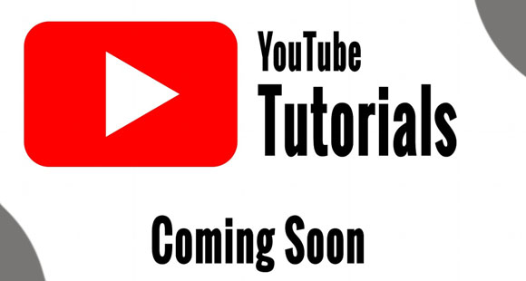 an place holder image stating that YouTube tutorials are coming soon
