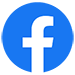 the blue logo for Facebook